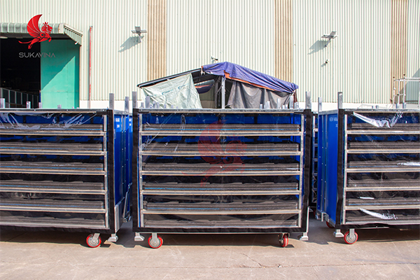 Xe dùng để lưu chữ các con hàng linh kiện theo yêu cầu riêng biệt 